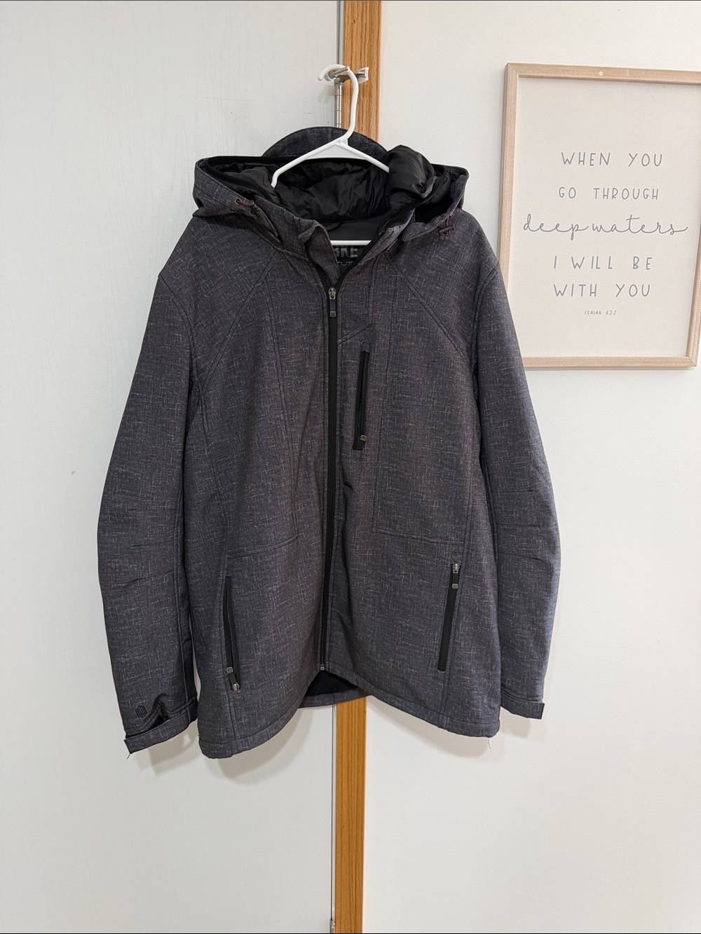 3 in 1 BKE Sport Black Quilted Puffer Coat